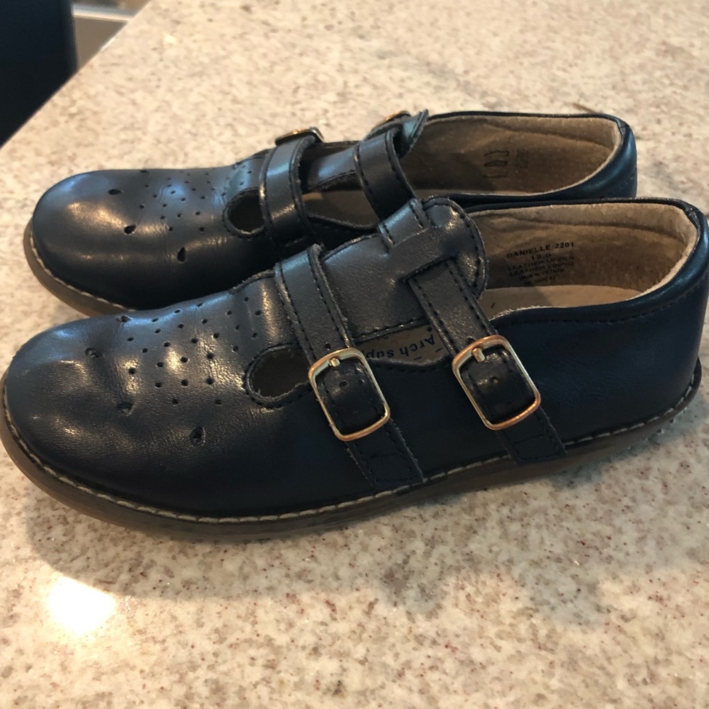 Footmates Danielle Mary Janes - Navy sz 12